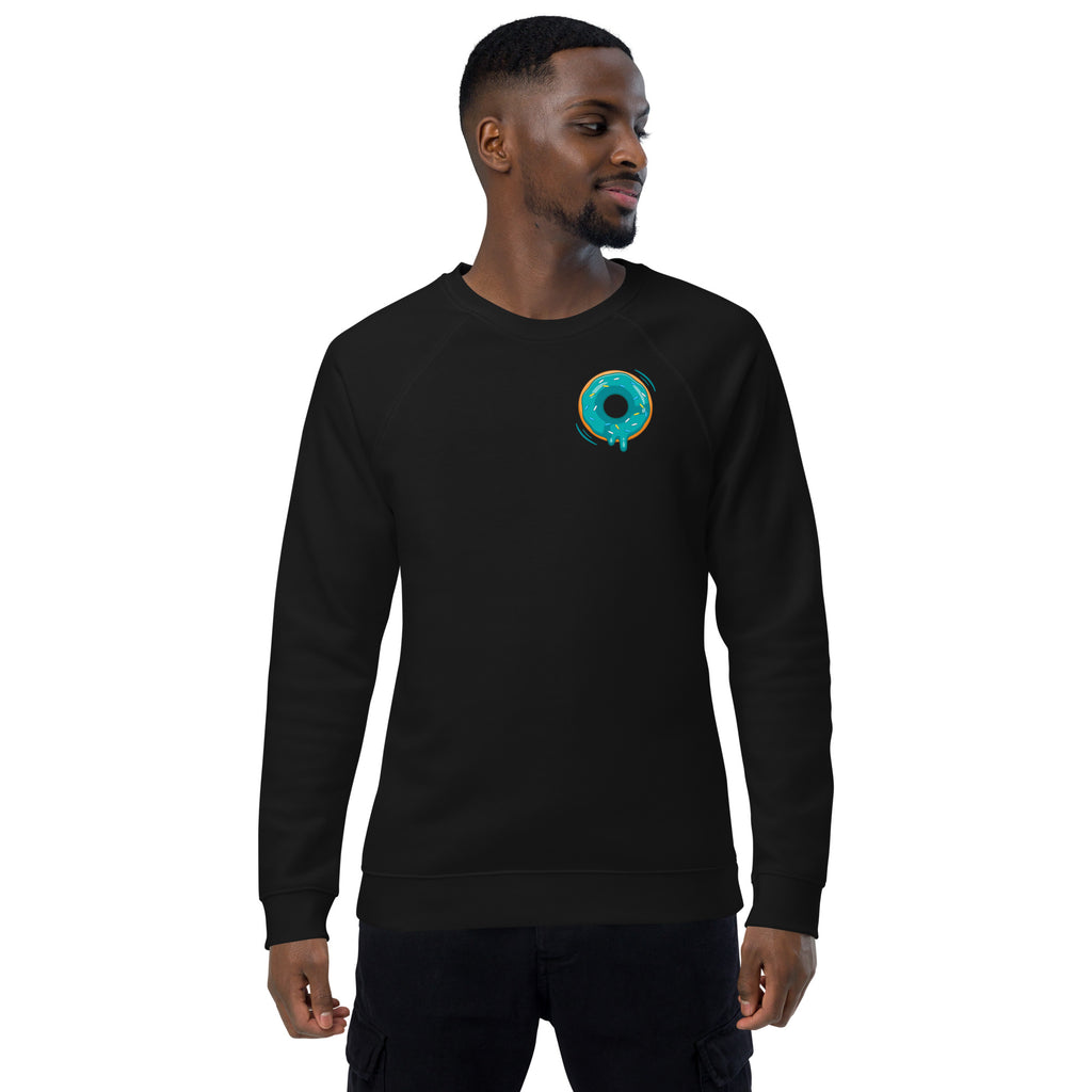 Teal Drip Glaze Sweatshirt - Super Soft  Sweatshirt 